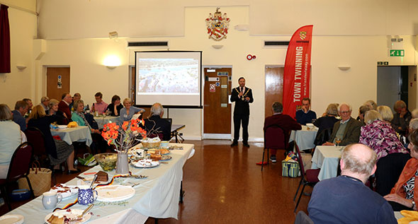 Click for a larger picture Annual dinner 2022 at Park Hall
